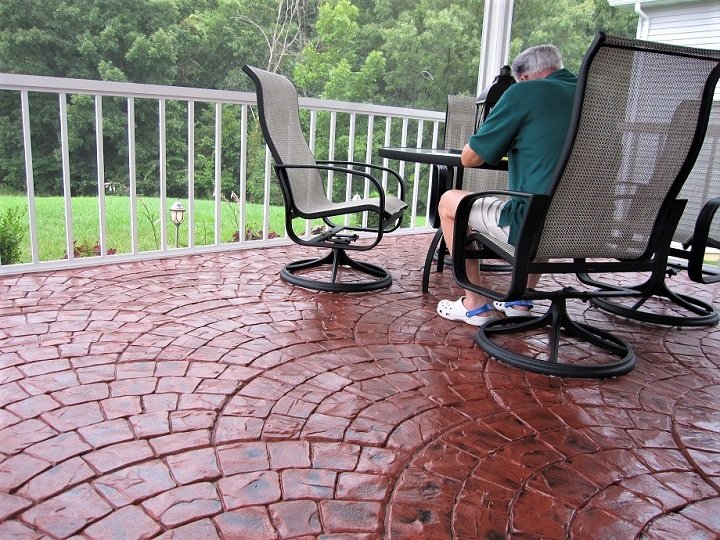 concrete patio stamping seattle