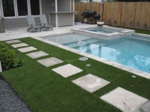 artificial turf pool deck