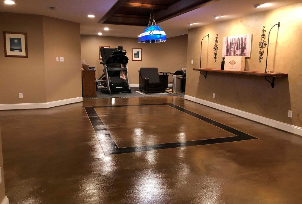 smooth polished indoor living area