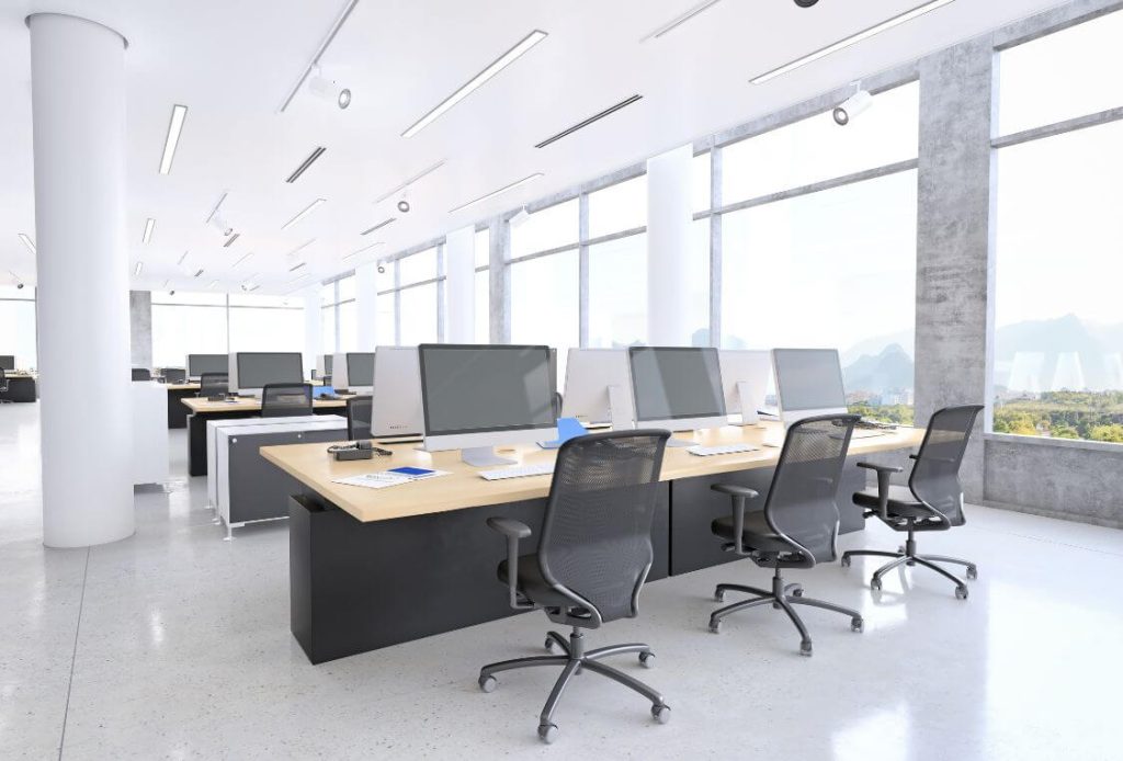 Bright and modern office space