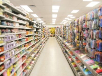 store with shelves