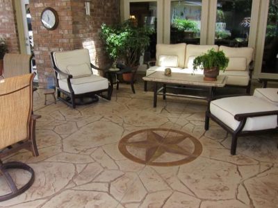 outdoor living area
