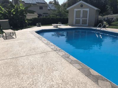 spray knockdown pool deck