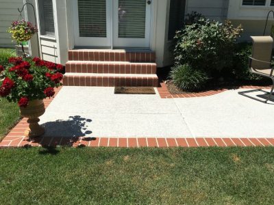 commercial concrete sidewalk