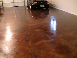 concrete stain garage floor