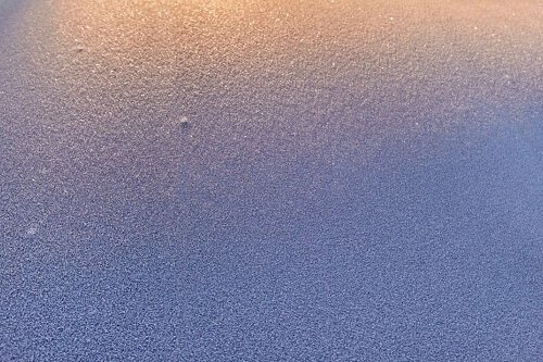 frost on floors