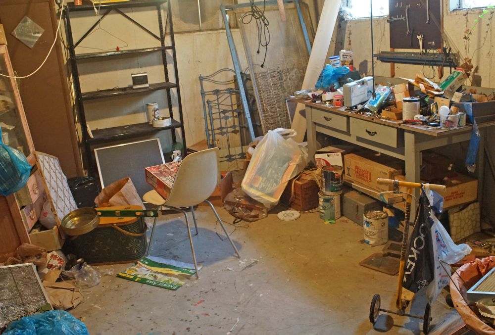 messy basement