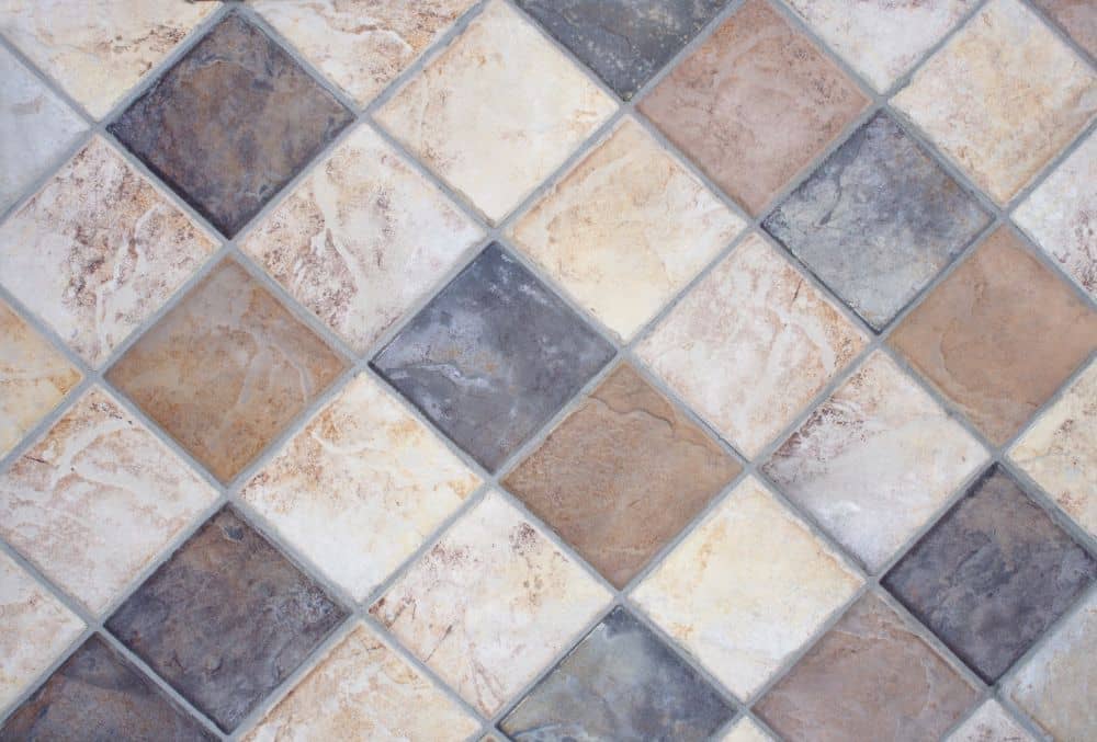 close up look of a tiled floor