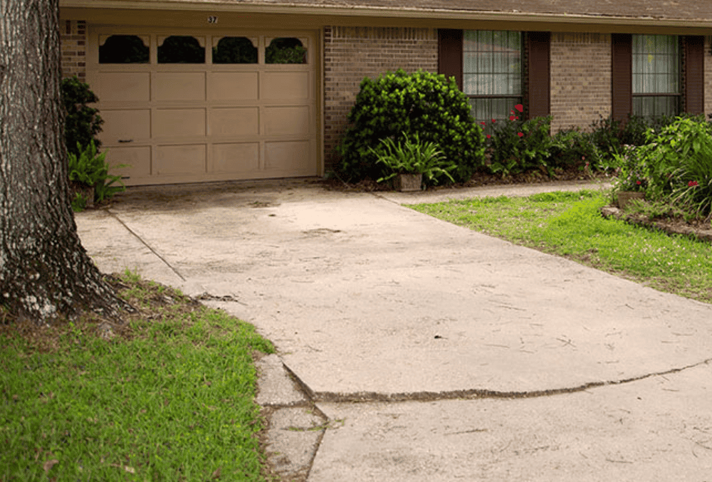 driveway flooring cracks